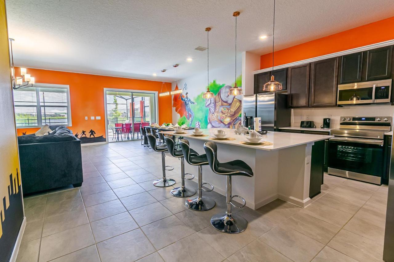 Luxury 12 Bedrooms Pool House 10 Min To Disney4630 Kissimmee Ngoại thất bức ảnh