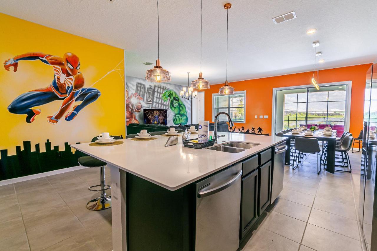 Luxury 12 Bedrooms Pool House 10 Min To Disney4630 Kissimmee Ngoại thất bức ảnh