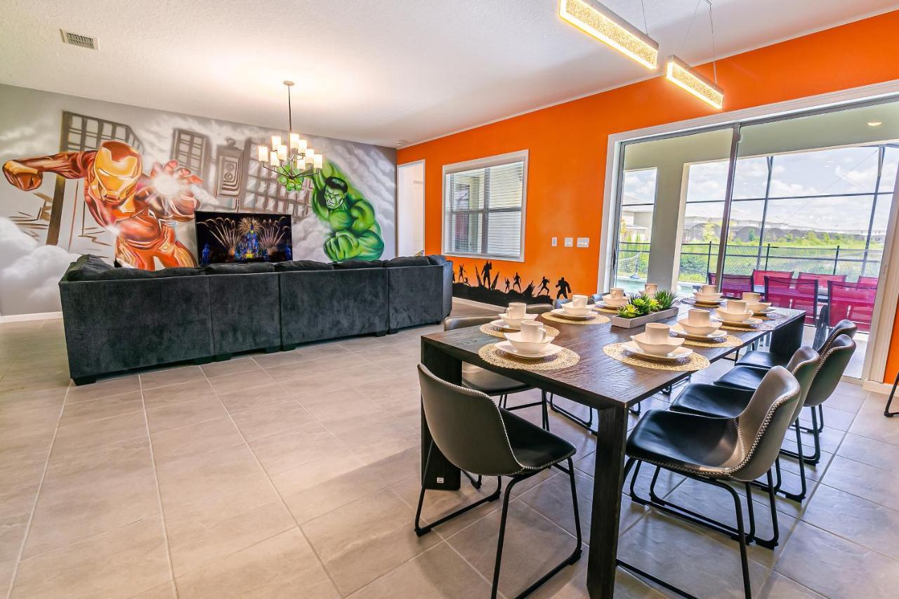Luxury 12 Bedrooms Pool House 10 Min To Disney4630 Kissimmee Ngoại thất bức ảnh