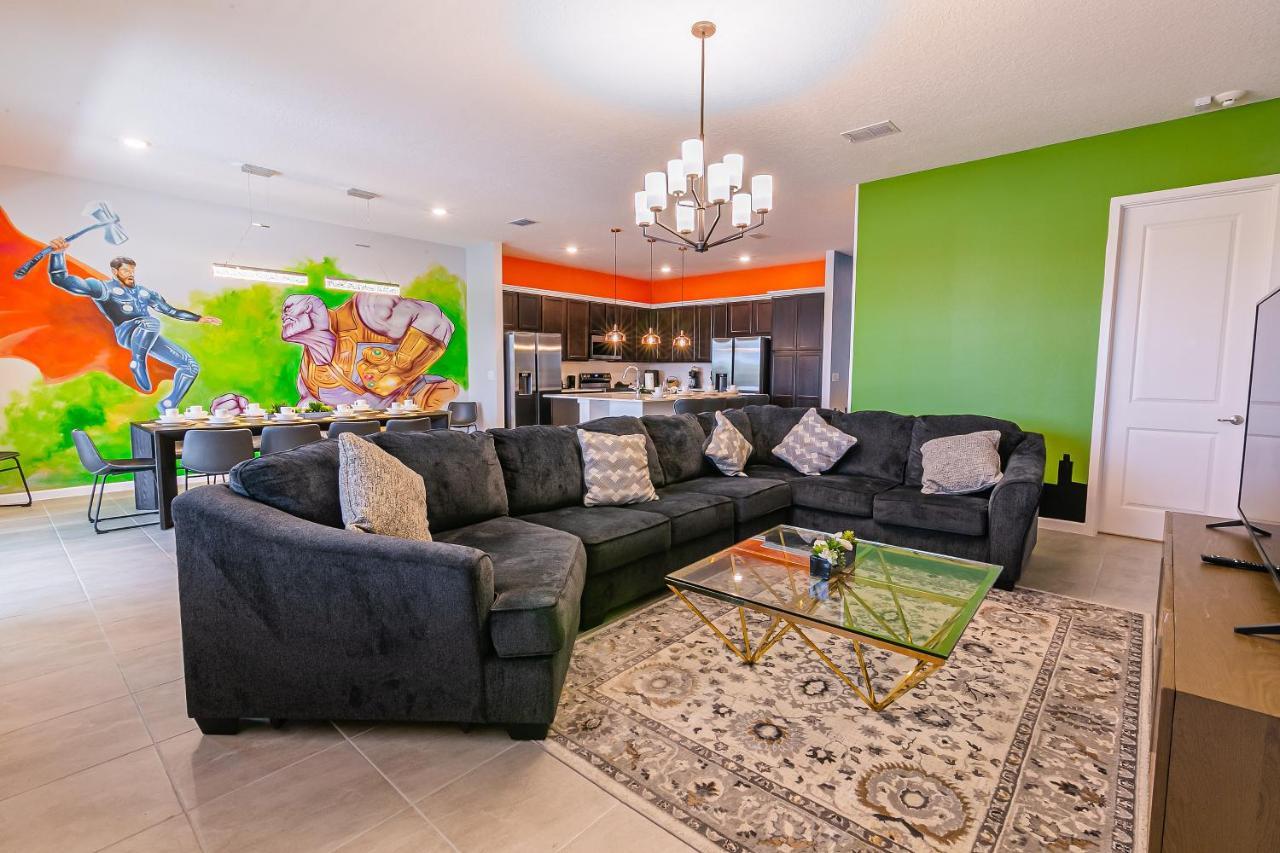 Luxury 12 Bedrooms Pool House 10 Min To Disney4630 Kissimmee Ngoại thất bức ảnh